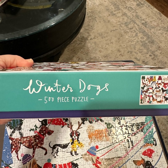 Winter Dogs 500 piece puzzle.  So fun! - Picture 4 of 5